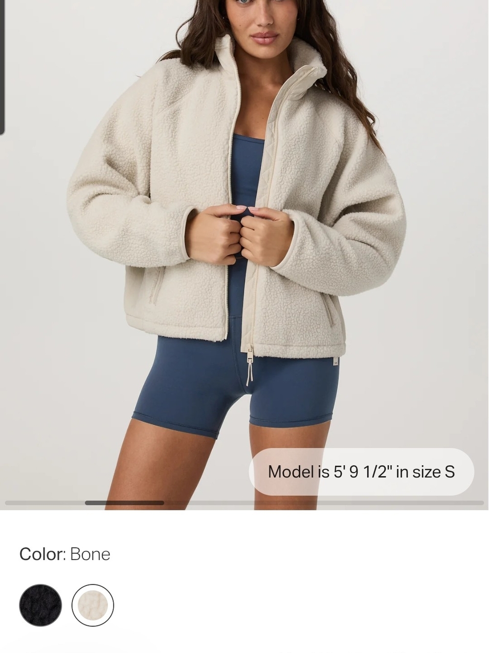 Vuori Bone Teddy Sherpa Zip Jacket - Women's